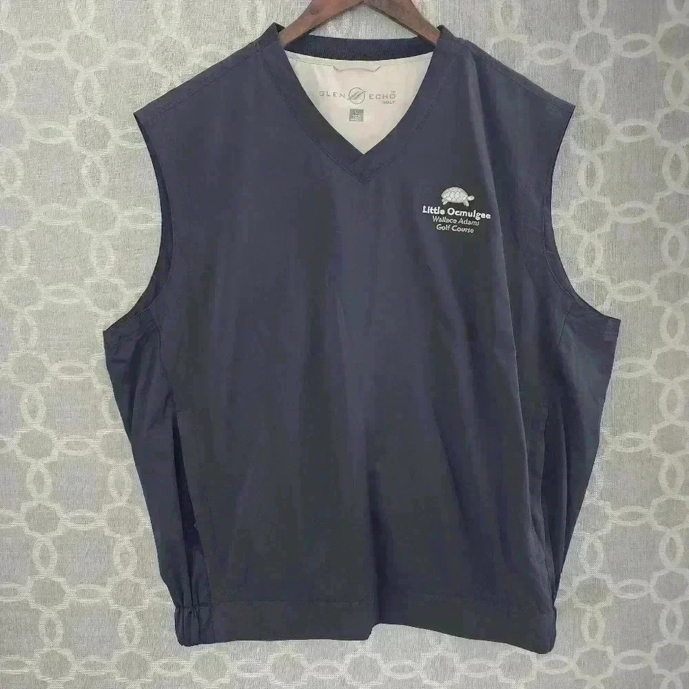 Glen Echo Golf Vest Jacket V Neck Men's L